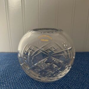 Killarney Crystal Round Cut Glass Vase